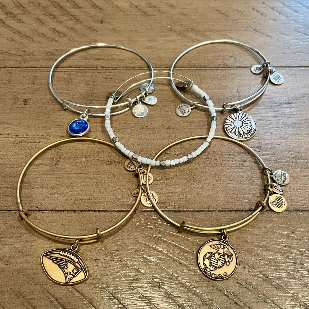 Alex and Ani bracelets (5)
